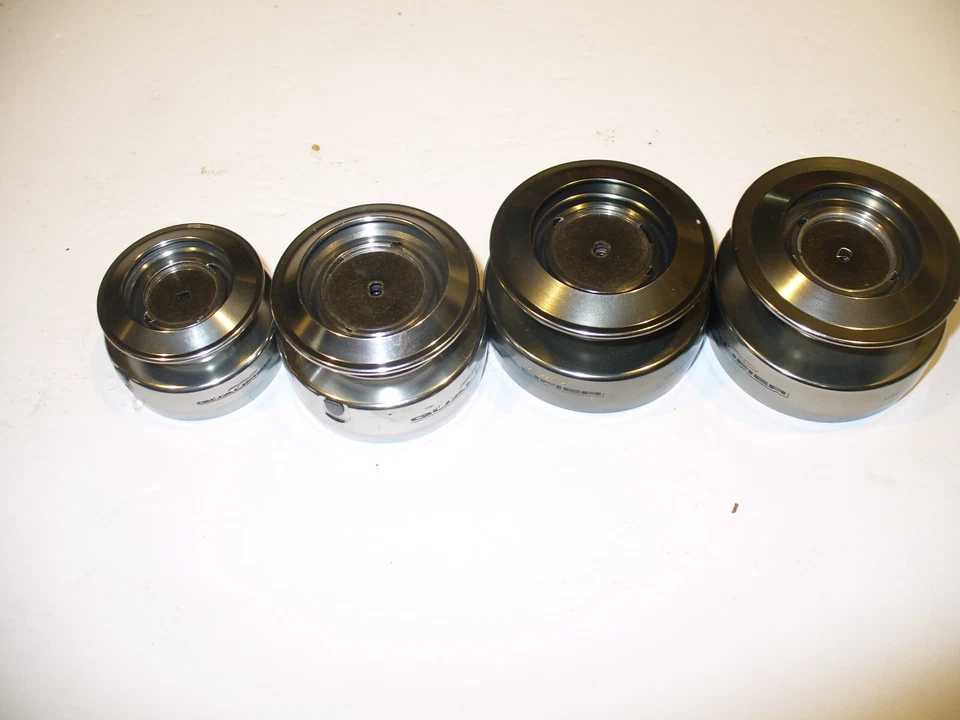 FOUR Bass Pro Shops Spool Pro Qualifier For Spinning Reels for Parts - Image 2 of 4