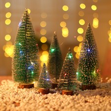 Tabletop Mini Christmas Tree With LED Lights Xmas Home Tabletop Decor Tree USA