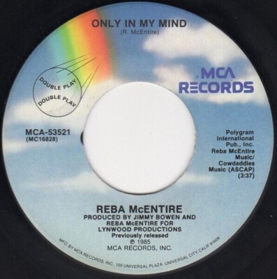 Reba McEntire Whoevers In New England Vinyl Single 7inch MCA Records