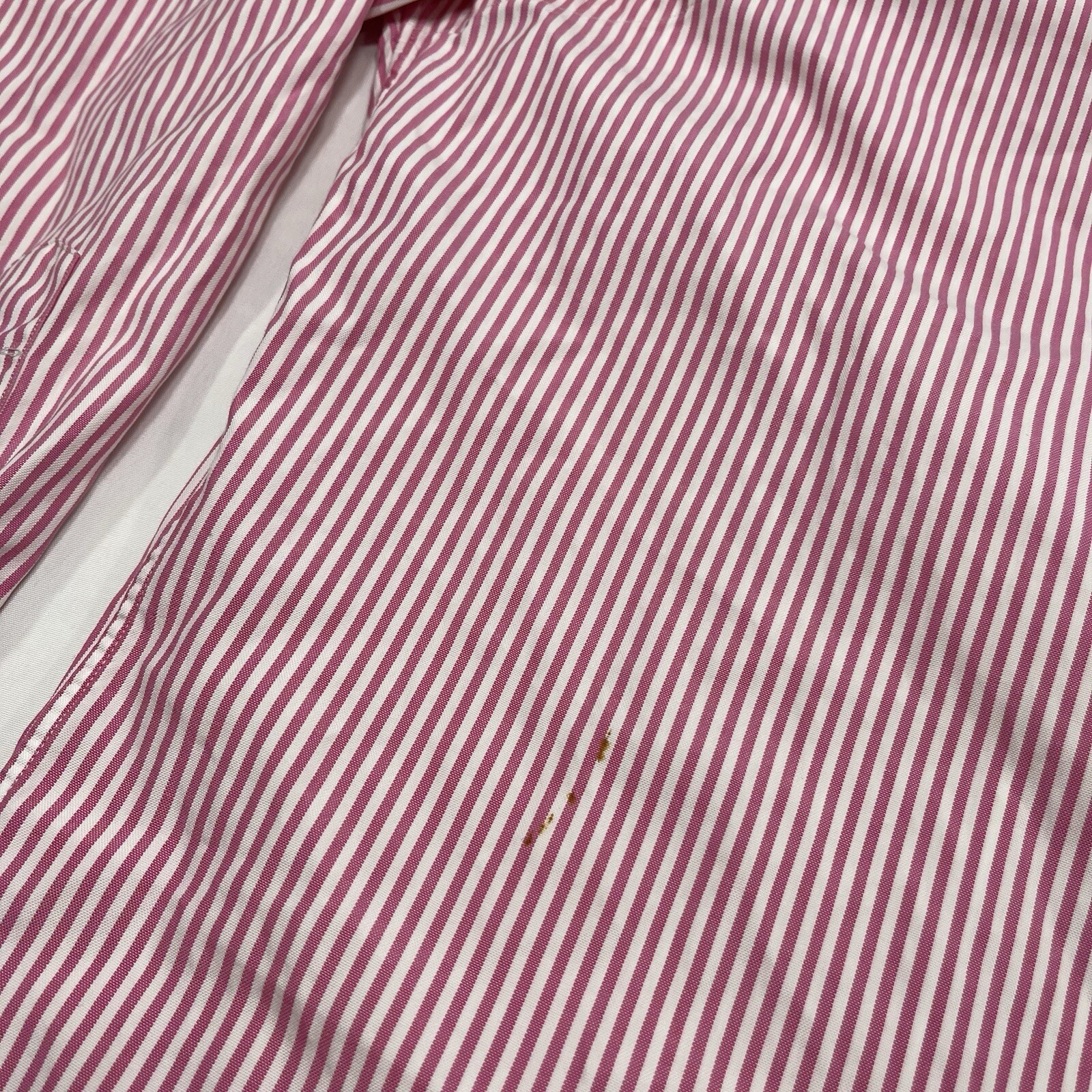 Ralph Lauren camicia abbottonata uomo 17 34 35 classica rosa a righe carne pony *