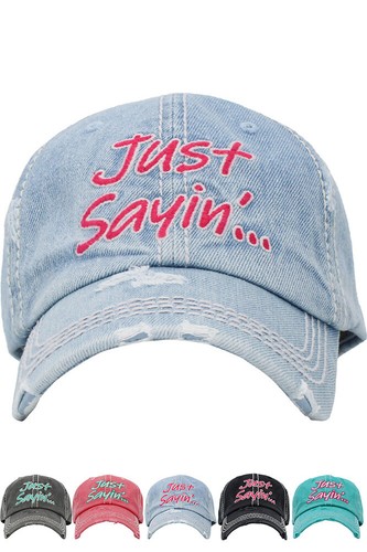 KBETHOS Women's Just Saying Vintage 