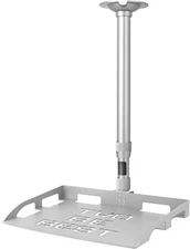 Projector Ceiling Mount with Tray, 14.4-23.6IN / 37-60CM Height Adjustable Unive