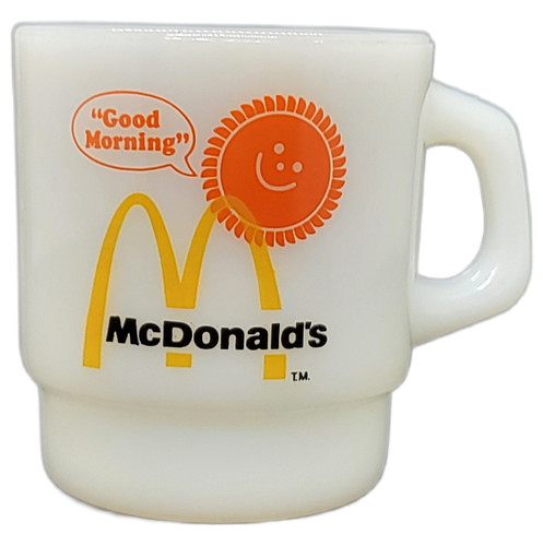 McDonald's "Good Morning" Anchor Hocking Fire King Coffee Cup