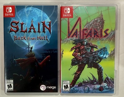 Slain: Back from Hell, Valfaris - Nintendo Switch - Complete - Working/Tested