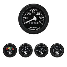 Humvee Black 5 Gauge Set Military Equipment Replacement M998 M1123 M1045 Truck