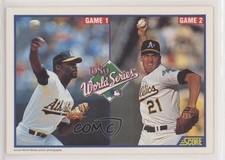 1990 Score World Series Dave Stewart Mike Moore #700 02yu