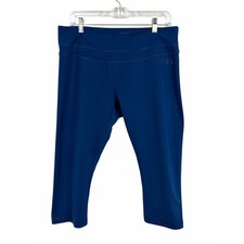 The North Face FlashDry Capri Leggings Blue Women's XL Activewear