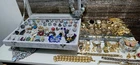 Vntg-Modernn 100pc 925 Silver & Gold Tone Costume Jewelry Lot