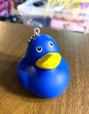 Blue Rubber Duck Ducky 2025 Christmas Ornament 2"