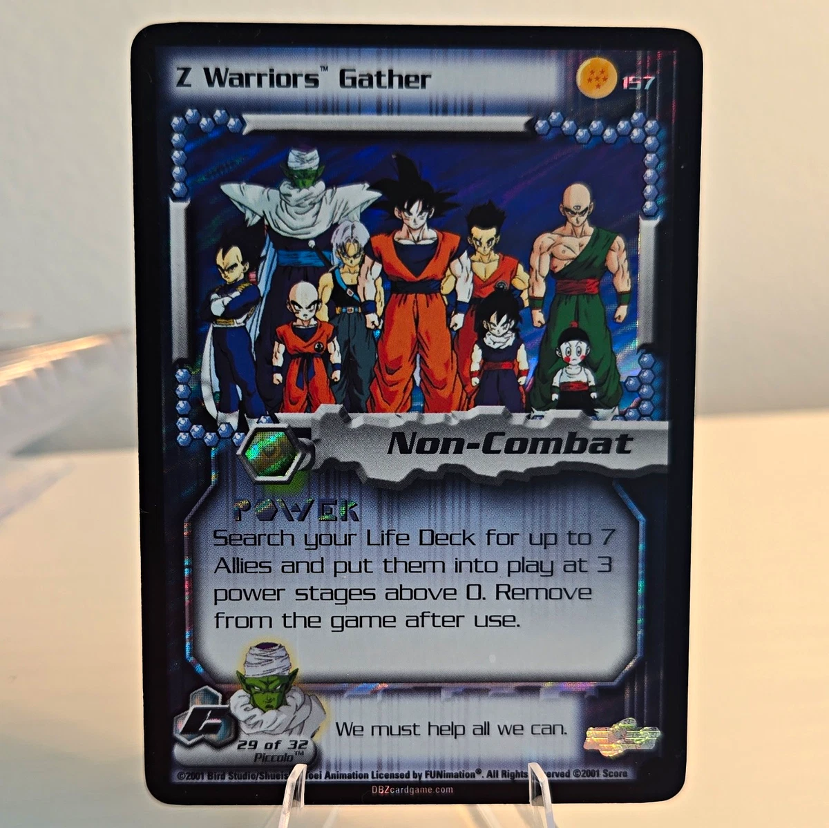 Dragon Ball Z TCG Near Mint or Better Rare Individual Collectible