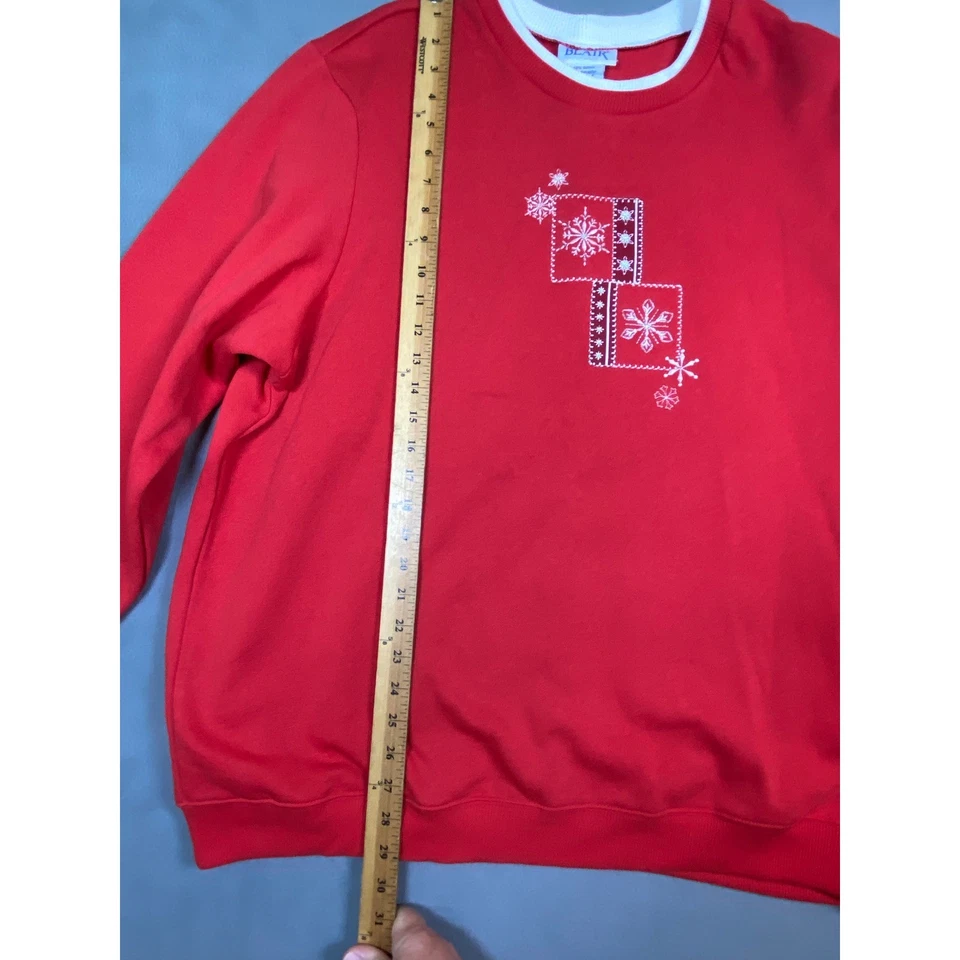 Suéter Vintage BLAIR Navidad Mujer 2XL Abuela Núcleo Abuela Cabincore Foto 3 de 4