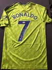 Cristiano Ronaldo Signed Autograph MAN UNITED SOCCER Jersey Beckett BAS COA J13