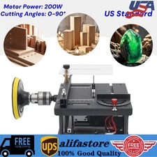 4.3" Mini Electric Table Saw Hobby&Craft Power Tool Metal Wood Cutting Machine