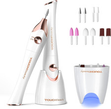 Fresa per Unghie Professionale, Lima per Unghie Elettrica Con 5 Accessori,Set Ma