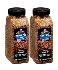 2-Pack  McCormick Grill Mates MONTREAL STEAK SEASONING 29oz each 58oz EXP-2027