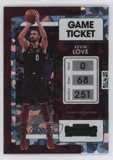 2021-22 Panini Contenders Game Ticket Green Ice Kevin Love #8 1hp9