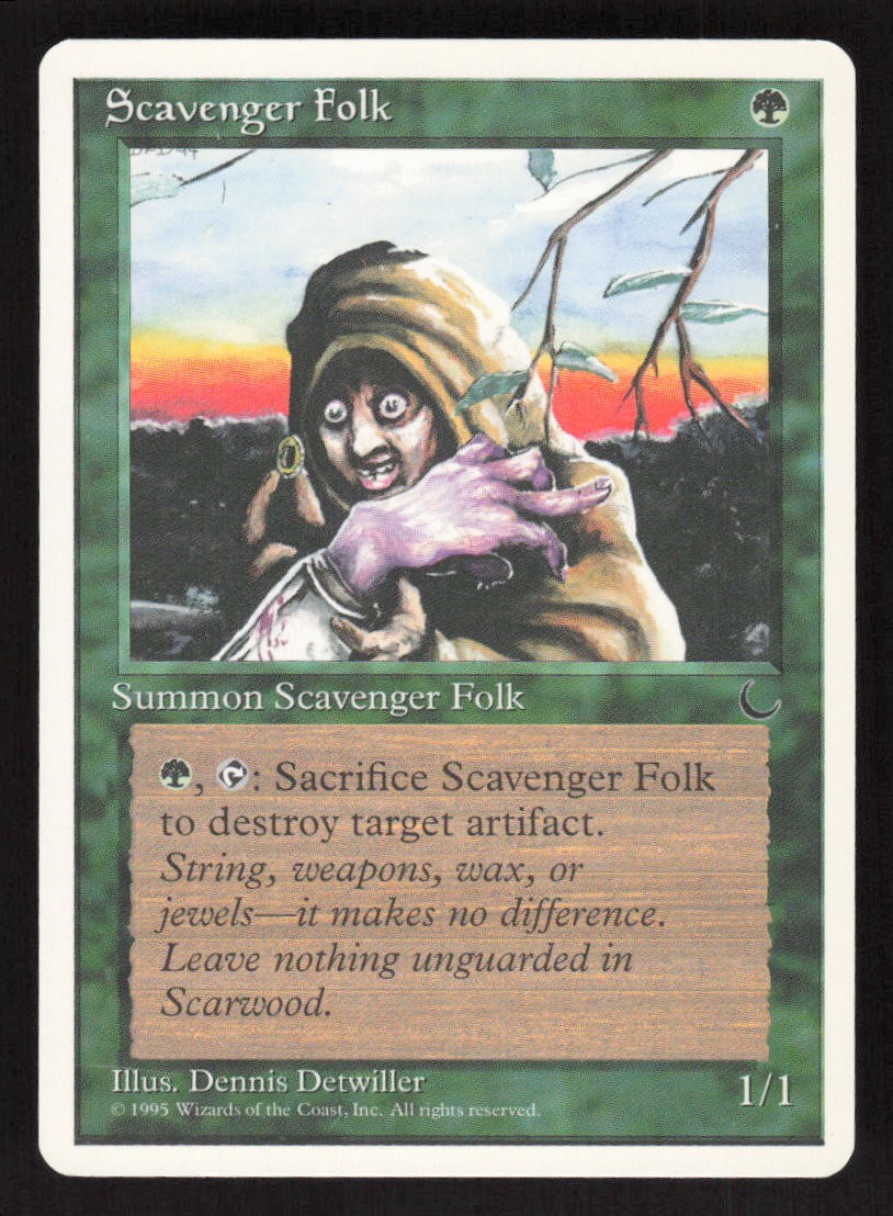 1995 Scavenger Folk Chronicles MTG