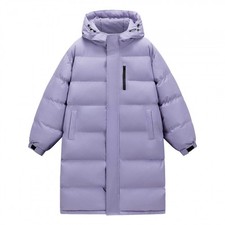 Women's Mid-length And Long Winter Coat With A Thickened Fur Collar