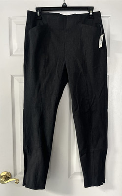 Old Navy Women's Charcoal High-Waisted Zipped Pixie Skinny Ankle Pants Large NWT