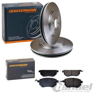 DENCKERMANN BREMSSCHEIBEN 320mm + BELÄGE VORNE passend für NP NAVARA PATHFINDER
