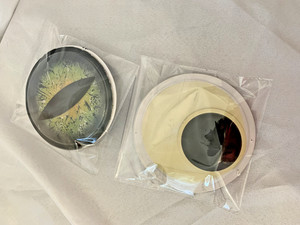 Oversized Craft Cat Eyes and Wiggle Glow In The Dark Eyes Lot of 2 Pairs