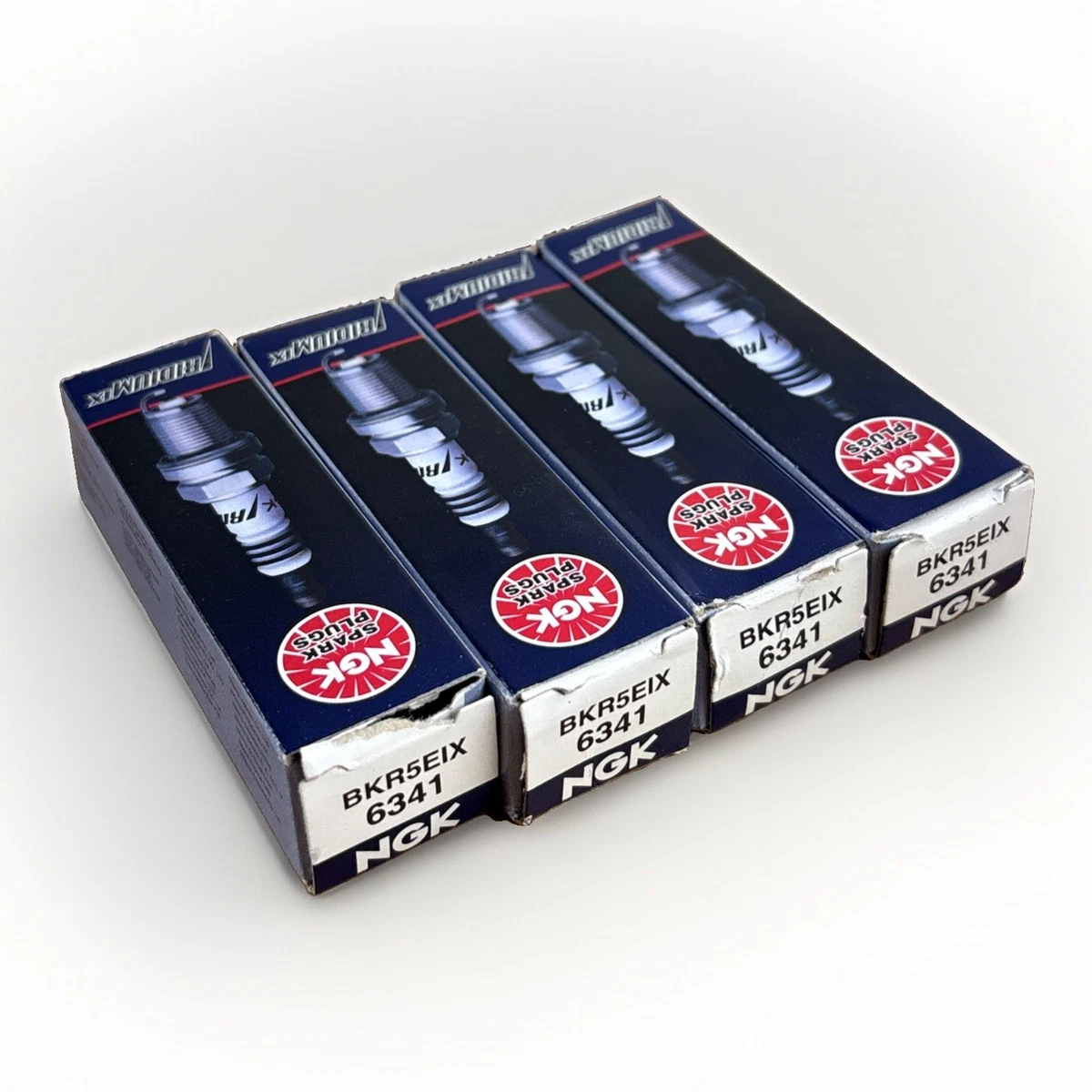 4x Genuine NGK 6341 Iridium IX Spark Plugs BKR5EIX for Toyota Scion VW MB GM photo 4
