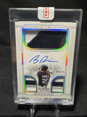 2025 National Treasures Baseball - Bryce Rainer - Patch Auto /25 PC-BRN 