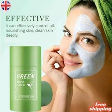 Green Tea Mask Stick Facial Cleansing Oil Acne Blackhead Control Deep Clean Pore