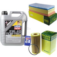 Inspektionspaket 5L Liqui Moly Top Tec 4100 5W-40 FüR Audi A4 Avant 1.8 Tfsi 2.0