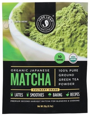 Jade Leaf Organic Japanese Matcha Ground Tea Powder