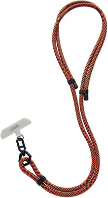 UAG Crossbody Phone Lanyard 7mm Slim for iPhone Cases, Civilian Rust/Black