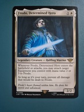 Frodo, Determined Hero ~ The Lord of the Rings [ NM ] [ Magic MTG ]