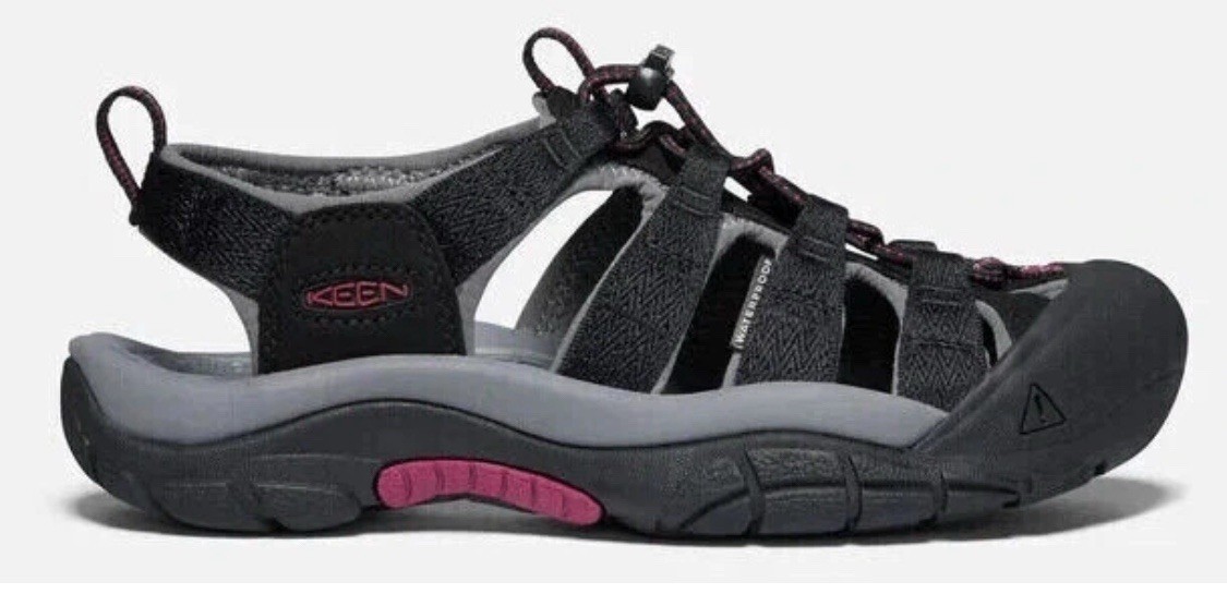 KEEN sandalo sportivo donna Newport H2 nero vino lampone taglia 6 5 Gorpcore