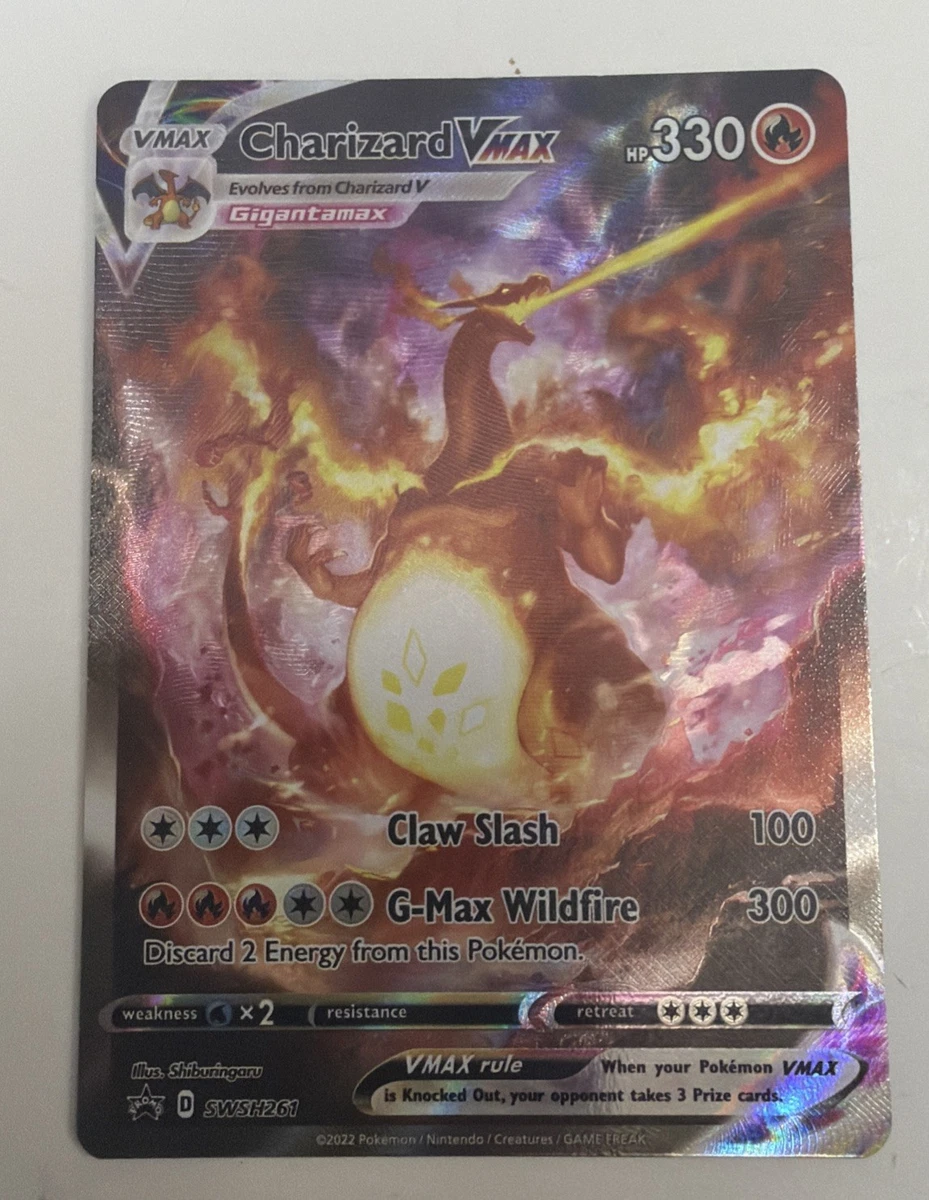 Charizard VMAX SWSH261 SWSH: Sword & Shield Promo Cards - огромный