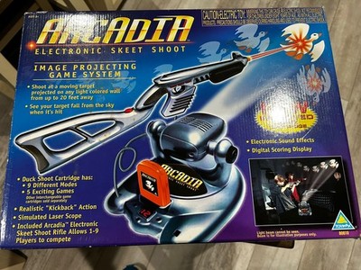 Arcadia Electronic Skeet Shoot Duck Game Vtg 1998 Toymax Complete Working New