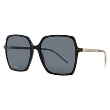 Hugo Boss Grey Square Ladies Sunglasses BOSS 1524/S 0807/IR 57 BOSS 1524/S
