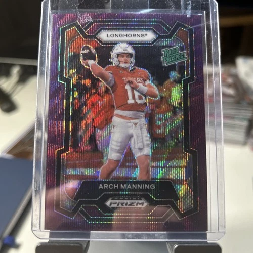 2024 Prizm Draft Picks Arch Manning Purple Wave Rated Prospect #192 Longhorns
