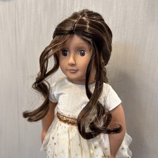 Rare American Girl Long Wig for 18'' Dolls Hair Gift Toys Og Highlighted hair 1