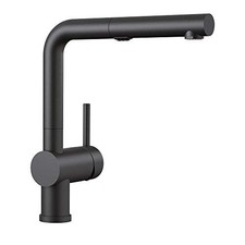BLANCO LINUS Anthracite Pull-Out Kitchen Faucet 1.5 GPM