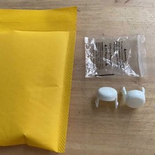 2 Pack White Button Fits Yoyo/Yoyo / Yoyo  Babyzen Stroller Pushchair A