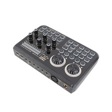 Sound Board Audio Mixer Live Sound Card For Live Streaming Recording Black BFXJ