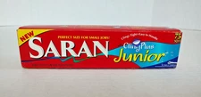 Vintage NOS Saran Wrap Cling Plus Junior Unopened 1999 75 Sq Ft Retro Prop Rare