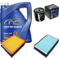 SCT Inspektionspaket 5L Mannol 10W-40 FüR Opel Zafira A 1.8 16V 2.0 OPC 1.6 CNG
