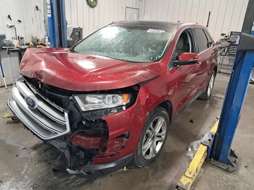 Used Right Door Mirror fits: 2015 Ford Edge Power body color cap approach lamps