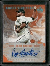 2018 Panini Diamond Kings S-RM Reyes Moronta Rookie Signatures Holo Blue 2/15