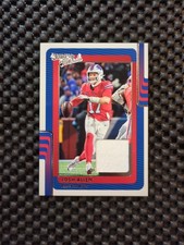 2025 Panini Donruss Josh Allen Threads Jersey Patch MVP Bills 