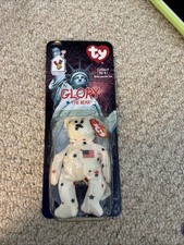 RARE 1999 Ty Beanie Baby Glory the Bear  McDonald’s Exclusive
