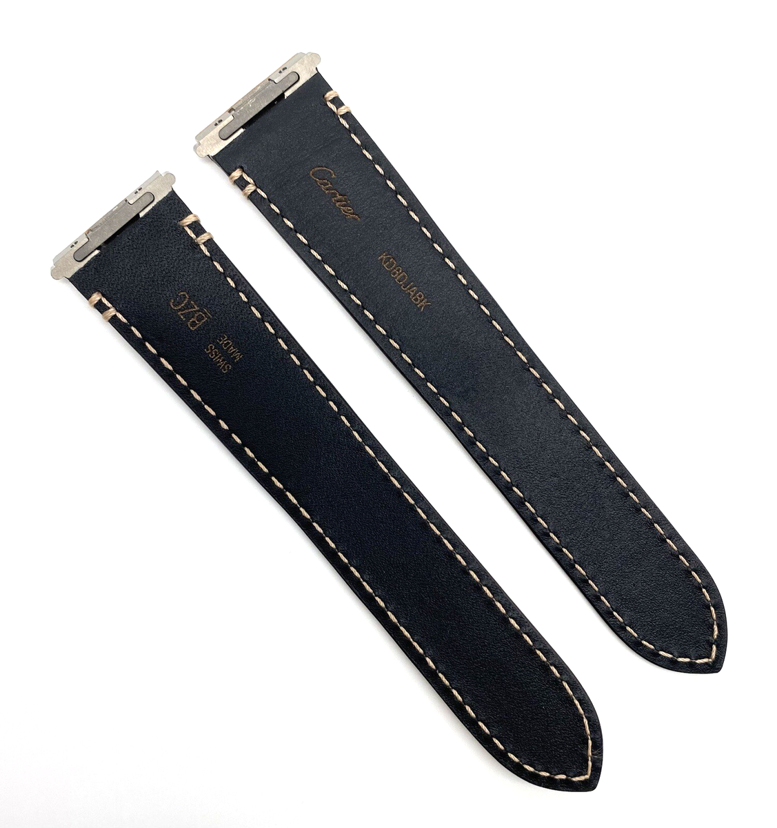 【cartier】カルティエ　18mm レザーストラップ cartier】カルティエ 18mm レザーストラップ