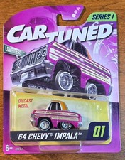 CarTuned Series 1 '64 Chevy Impala Diecast Lowrider Purple