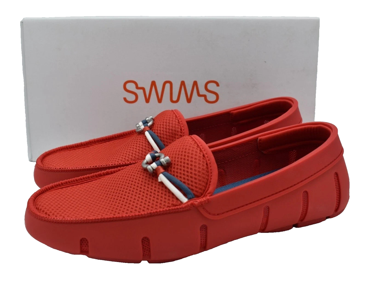 SWIMS Riva Loafers Red Slip On Loafers Shoes Mens Size 7 New  display picture 2
